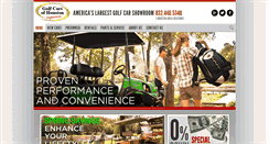 Desktop Screenshot of golfcarsofhouston.com